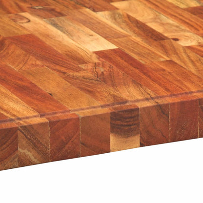 Tagliere 60x42x4 cm in Legno Massello di Acacia - homemem39