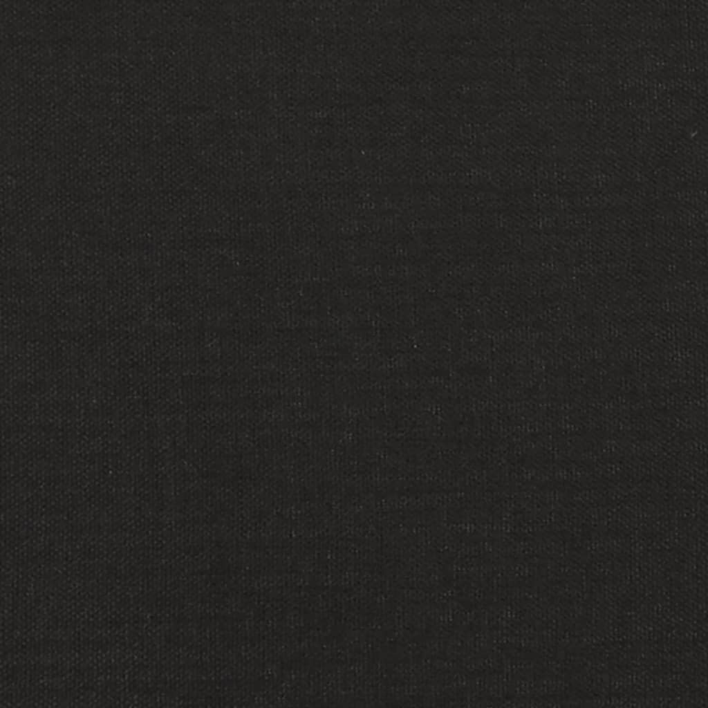 Divano Letto a 2 Posti Nero in Tessuto - homemem39