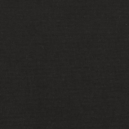 Divano Letto a 2 Posti Nero in Tessuto - homemem39