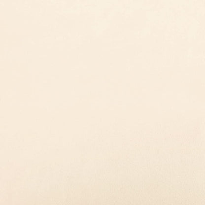 Divano Letto a 2 Posti Crema in Velluto - homemem39