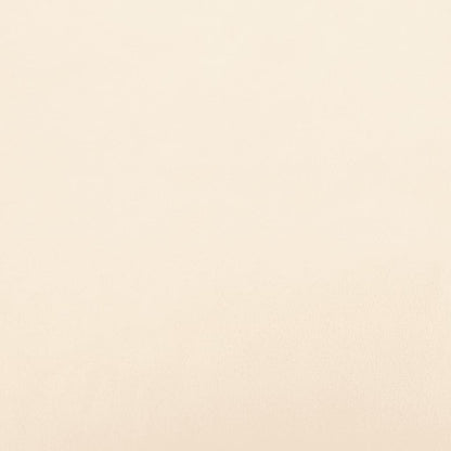 Divano Letto a 2 Posti con 2 Cuscini Crema in Velluto