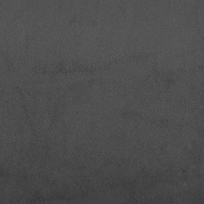 Divano Letto a 2 Posti Grigio Scuro in Velluto - homemem39