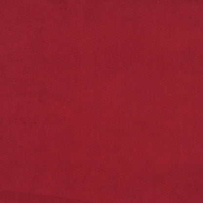 Divano Letto a 2 Posti Rosso Vino in Velluto - homemem39