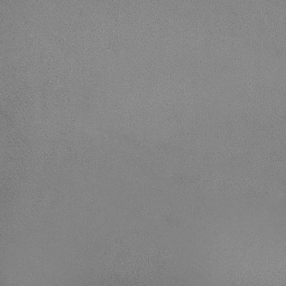 Divano Letto a 2 Posti con 2 Cuscini Grigio Chiaro in Velluto - homemem39