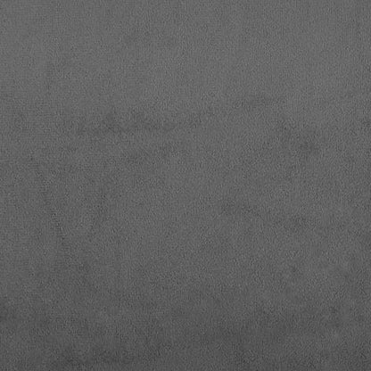 Divano Letto a 2 Posti con 2 Cuscini Grigio Scuro in Velluto - homemem39