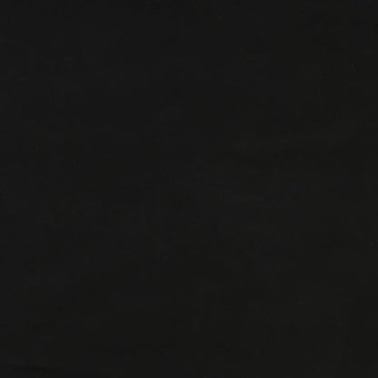 Divano Letto a 2 Posti Nero in Velluto - homemem39