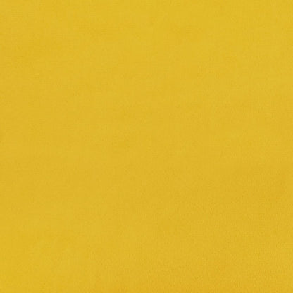 Divano Letto a 2 Posti Giallo in Velluto - homemem39