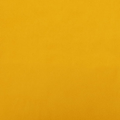 Divano Letto a 2 Posti Giallo in Velluto - homemem39