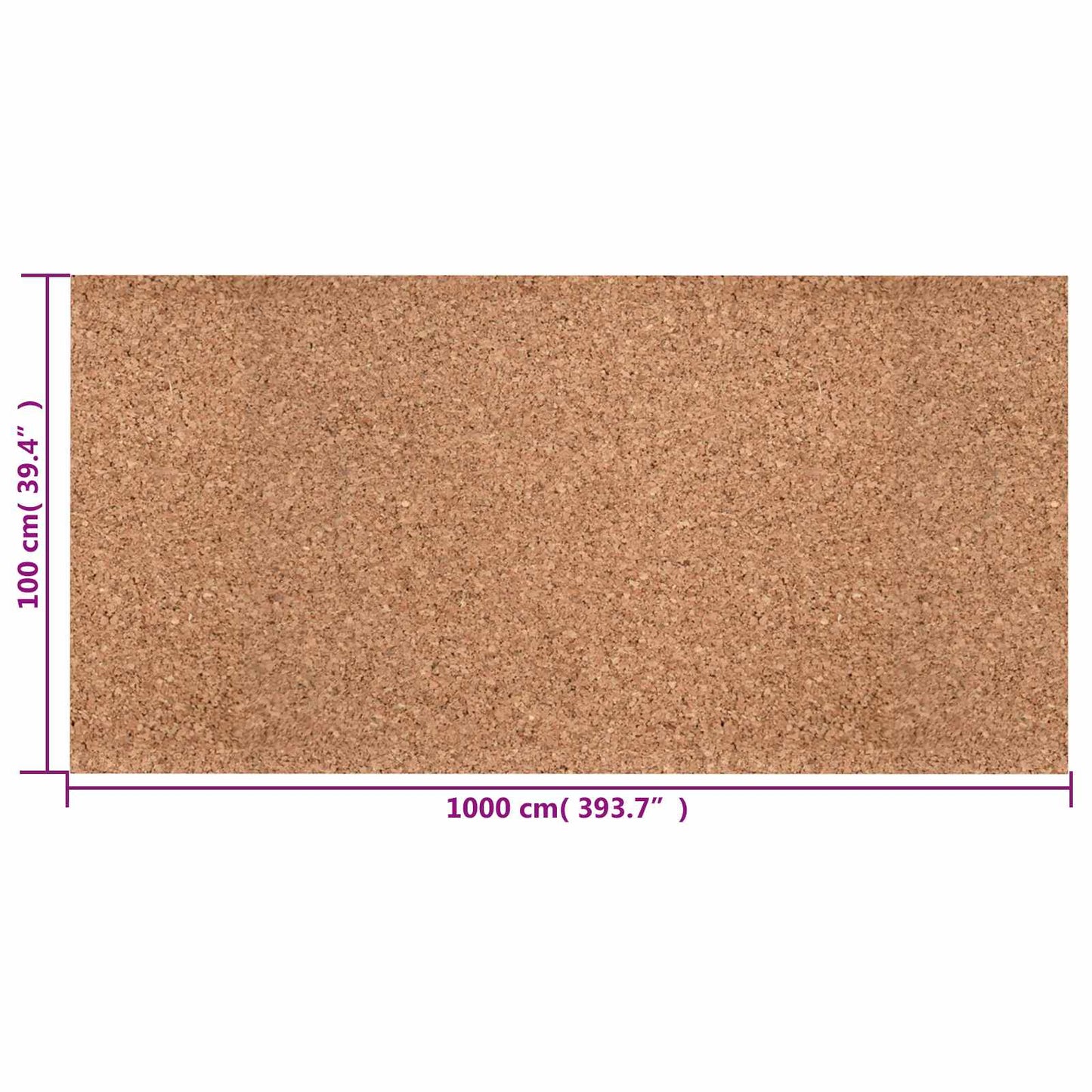 Rotolo di sughero Marrone 100 x 1000 x 0,2 cm Sughero | homemem39