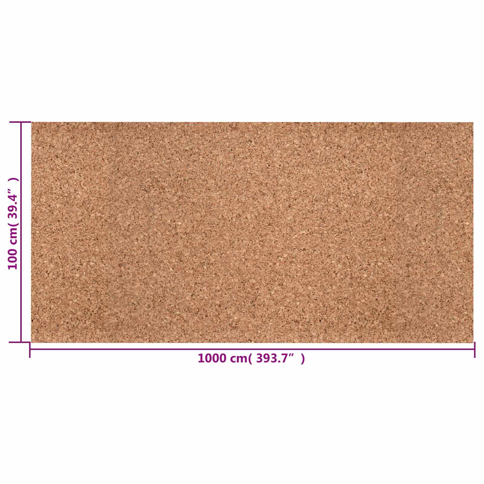 Rotolo di sughero Marrone 100 x 1000 x 0,2 cm Sughero | homemem39