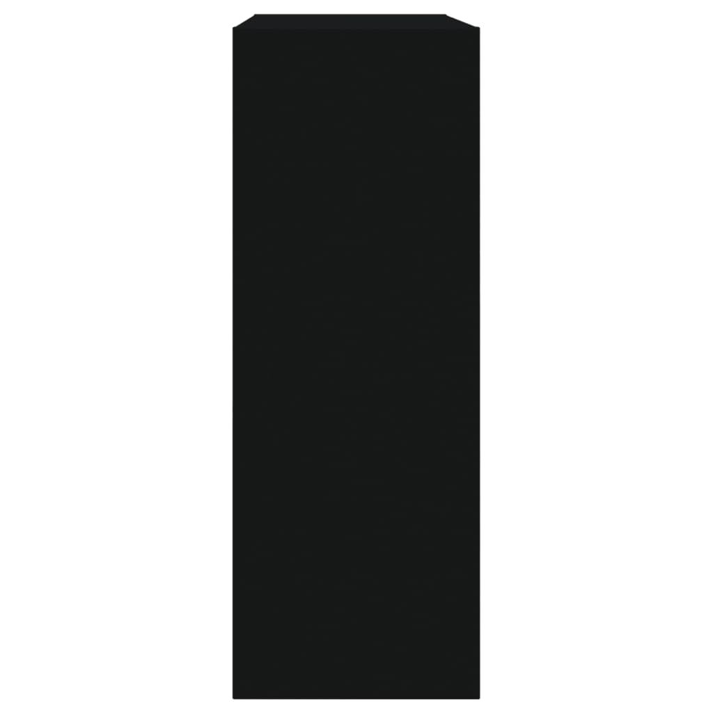 Scarpiera Nera 60x21x57 cm in Legno Multistrato - homemem39
