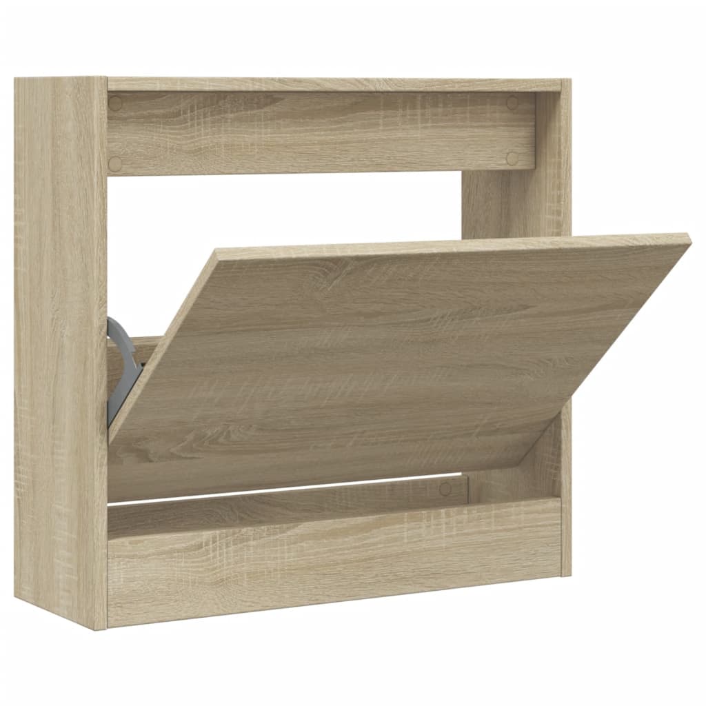 Scarpiera Rovere Sonoma 60x21x57 cm in Legno Multistrato - homemem39