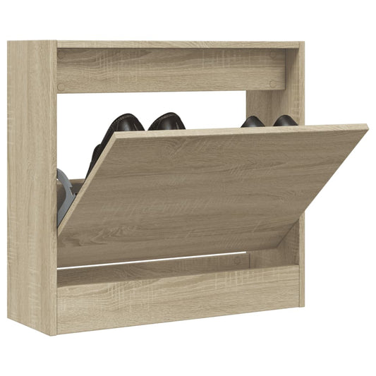 Scarpiera Rovere Sonoma 60x21x57 cm in Legno Multistrato - homemem39