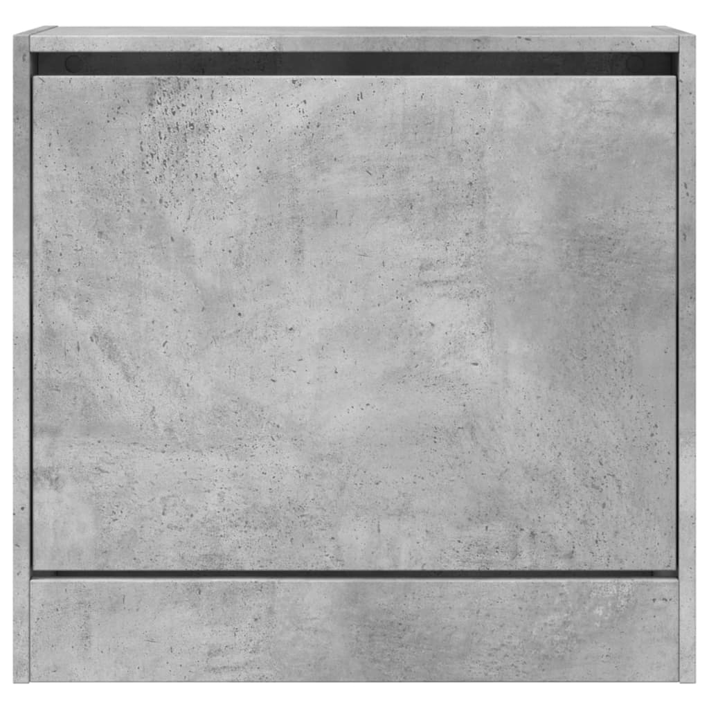 Scarpiera Grigio Cemento 60x21x57 cm in Legno Multistrato - homemem39