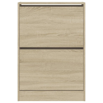 Scarpiera Rovere Sonoma 60x21x87,5 cm in Legno Multistrato - homemem39