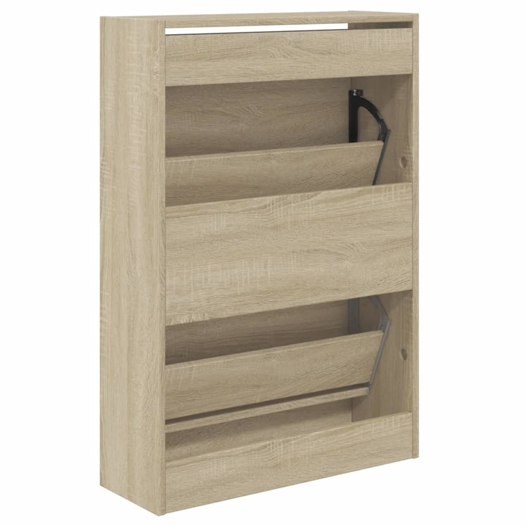 Scarpiera Rovere Sonoma 60x21x87,5 cm in Legno Multistrato - homemem39