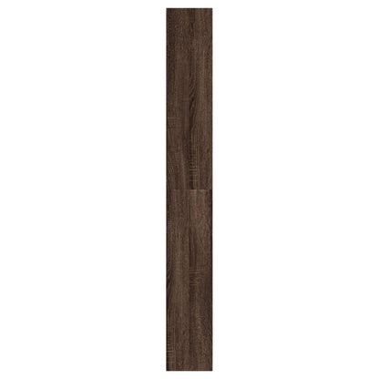 Scarpiera Rovere Marrone 60x21x163,5 cm in Legno Multistrato