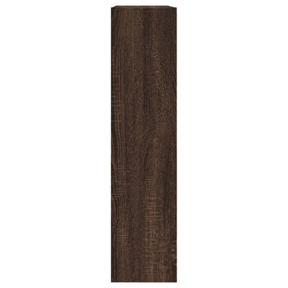 Scarpiera Rovere Marrone 80x21x87,5 cm in Legno Multistrato