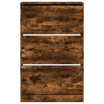 Scarpiera Rovere Fumo 80x21x125,5 cm in Legno Multistrato - homemem39