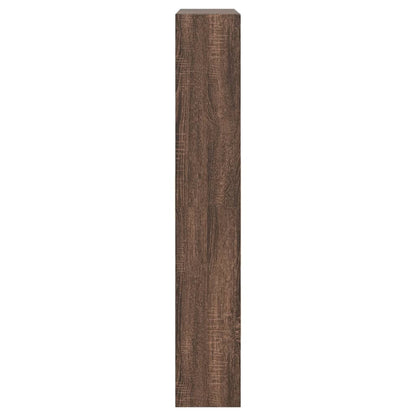 Scarpiera Rovere Marrone 80x21x125,5 cm in Legno Multistrato