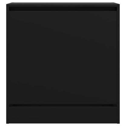 Scarpiera Nera 60x34x63,5 cm in Legno Multistrato - homemem39