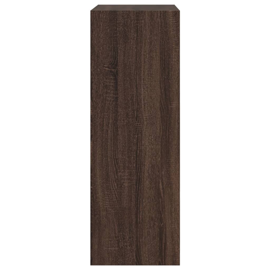 Scarpiera Rovere Marrone 60x34x96,5 cm in Legno Multistrato