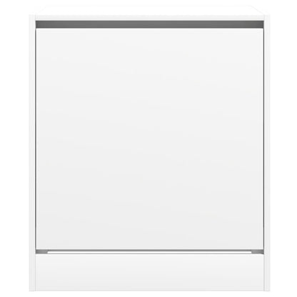 Scarpiera Bianca 60x42x69 cm in Legno Multistrato - homemem39