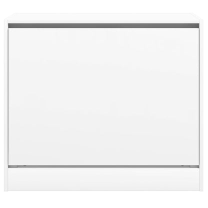 Scarpiera Bianca 80x42x69 cm in Legno Multistrato - homemem39