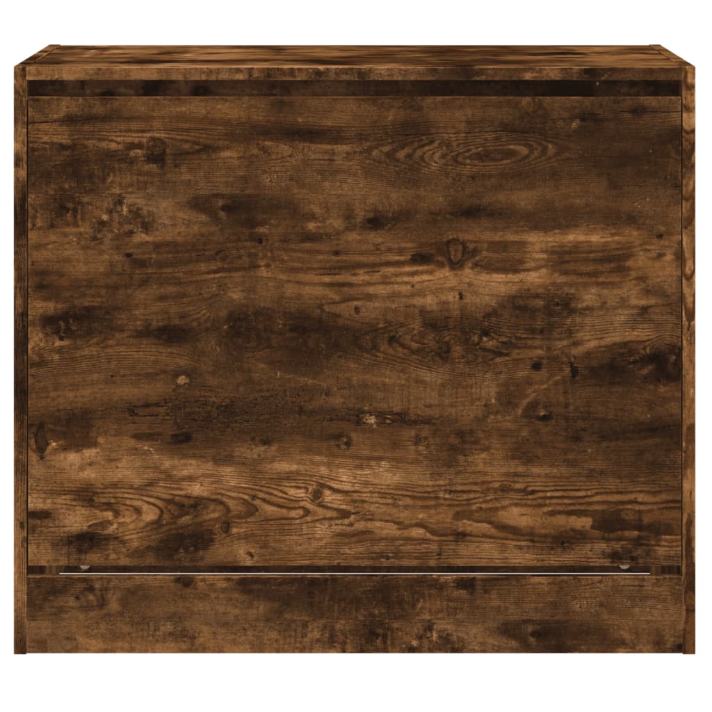 Scarpiera Rovere Fumo 80x42x69 cm in Legno Multistrato | homemem39