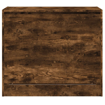 Scarpiera Rovere Fumo 80x42x69 cm in Legno Multistrato | homemem39