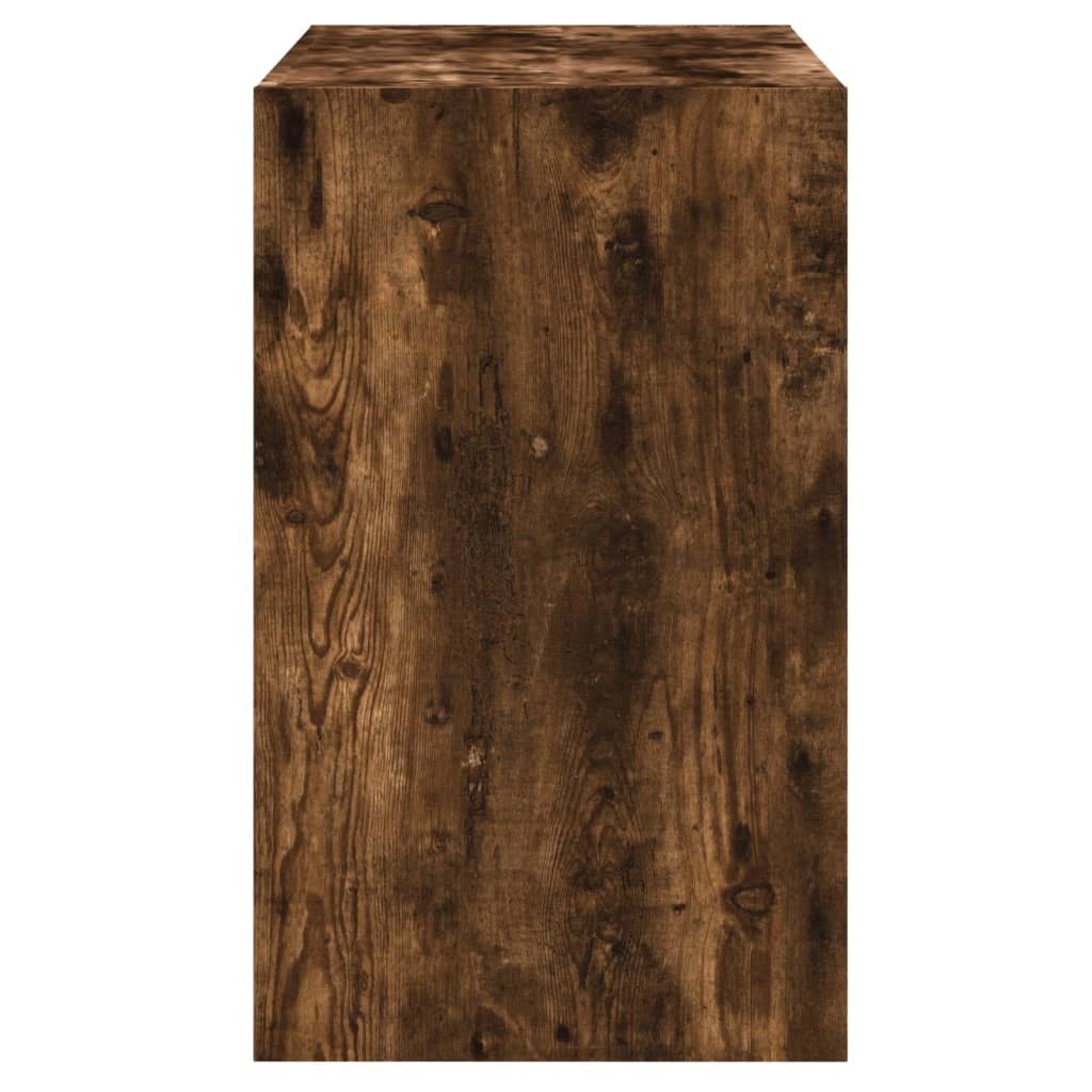Scarpiera Rovere Fumo 80x42x69 cm in Legno Multistrato | homemem39