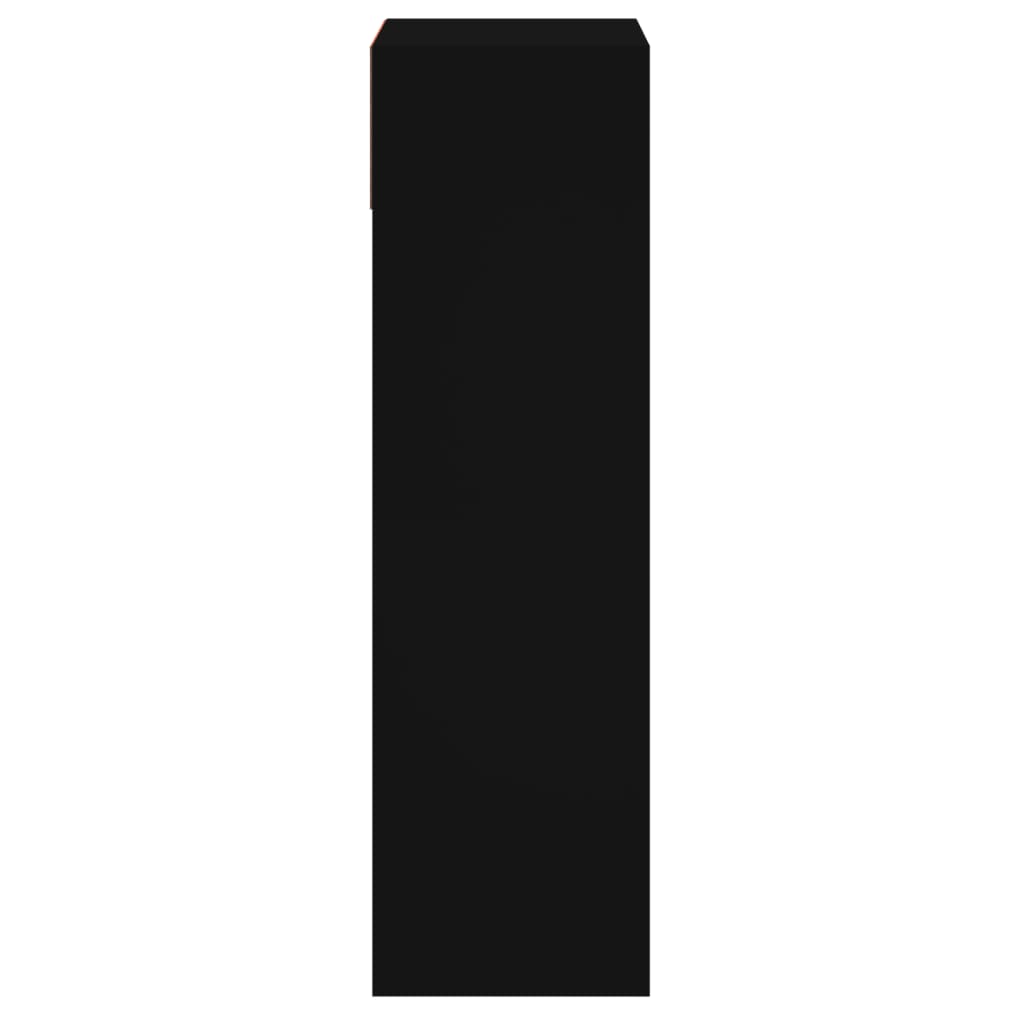 Scarpiera Nera 60x34x116 cm in Legno Multistrato - homemem39