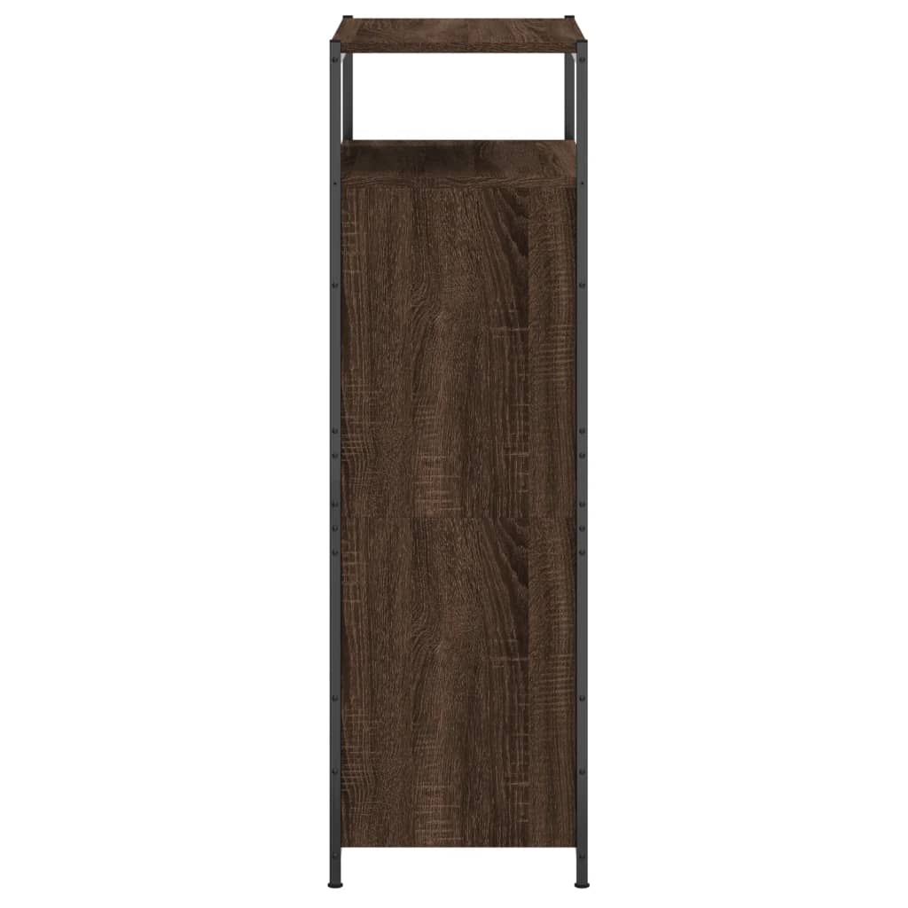 Scarpiera Rovere Marrone 60x34x112 cm in Legno Multistrato - homemem39