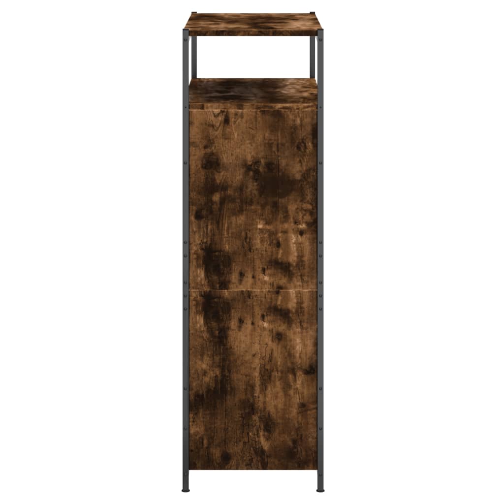 Scarpiera Rovere Fumo 75x34x112 cm in Legno Multistrato - homemem39