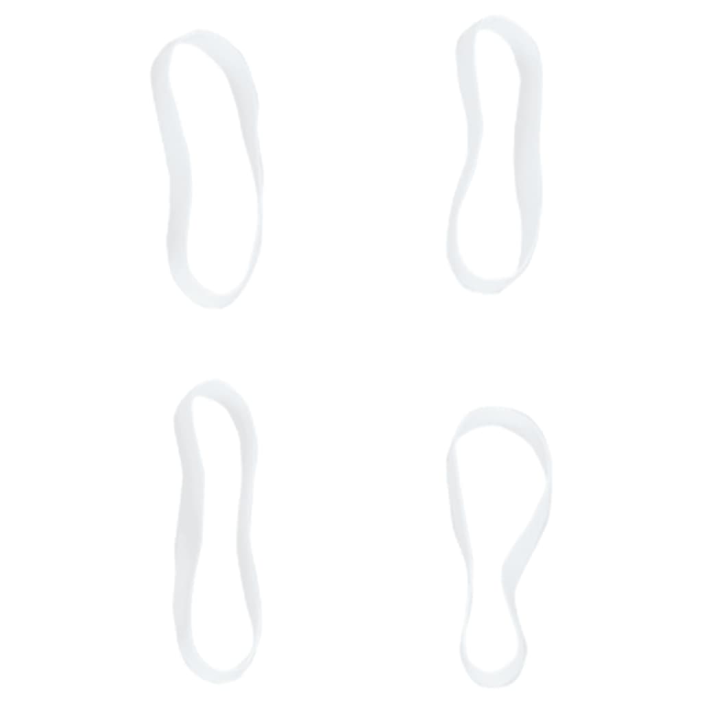 Elastici per Trecce Cavallo 2500 pz Bianchi in Silicone | homemem39