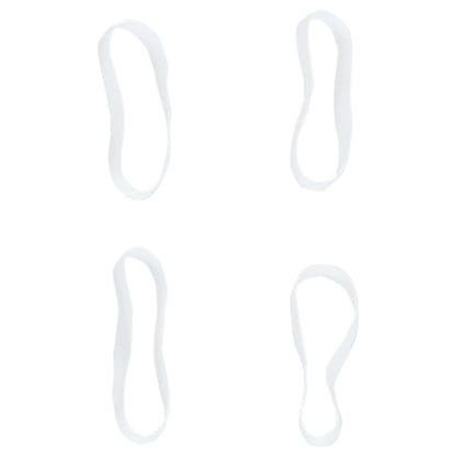 Elastici per Trecce Cavallo 2500 pz Bianchi in Silicone | homemem39