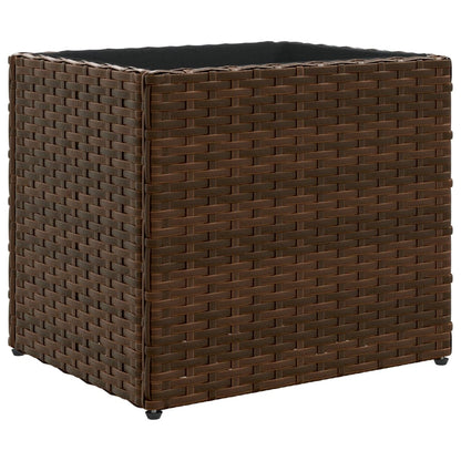 Fioriera da Giardino Marrone in Polyrattan