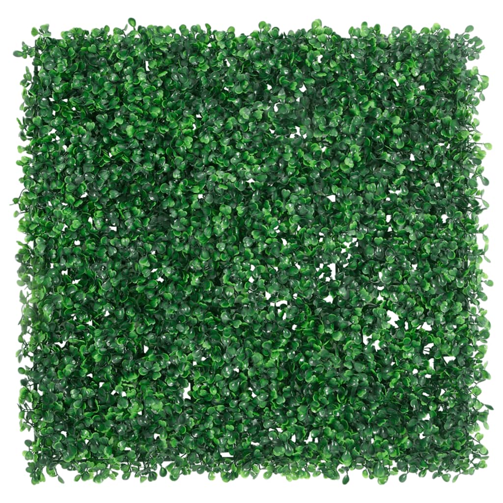 Recinzione Foglie Arbusti Artificiali 24 pz Verde 50x50 cm | homemem39
