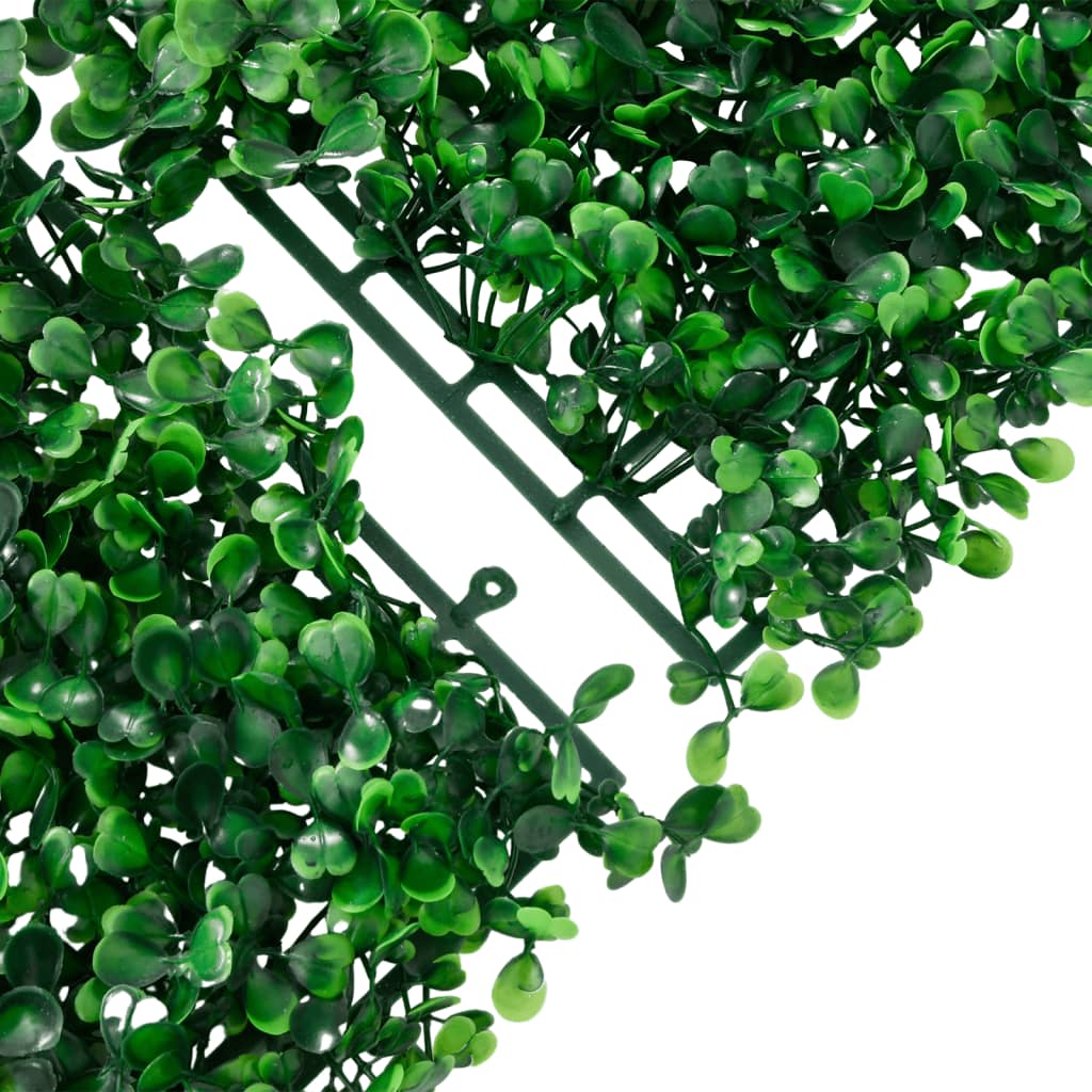 Recinzione Foglie Arbusti Artificiali 24 pz Verde 50x50 cm | homemem39