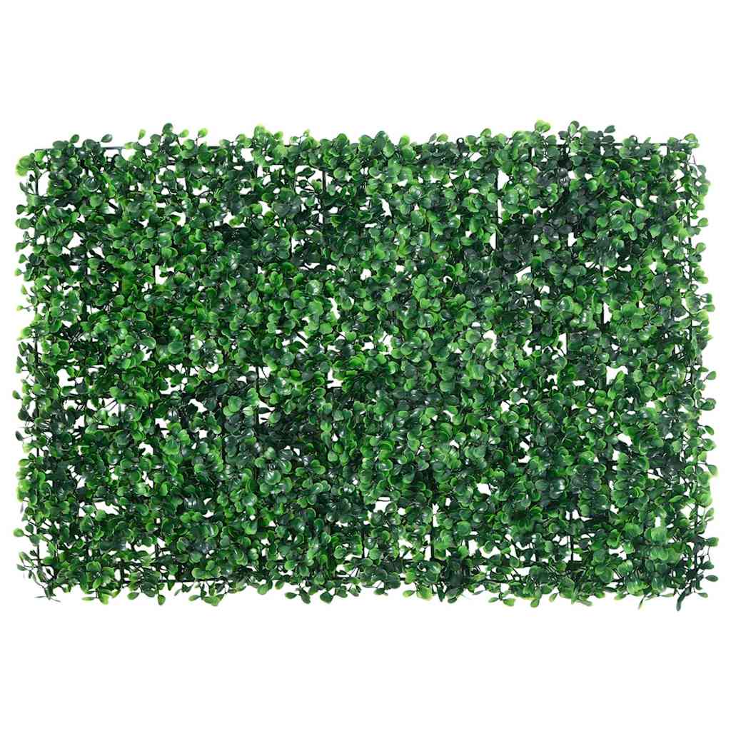 Recinzione Foglie Arbusti Artificiali 6 pz Verde 40x60 cm | homemem39