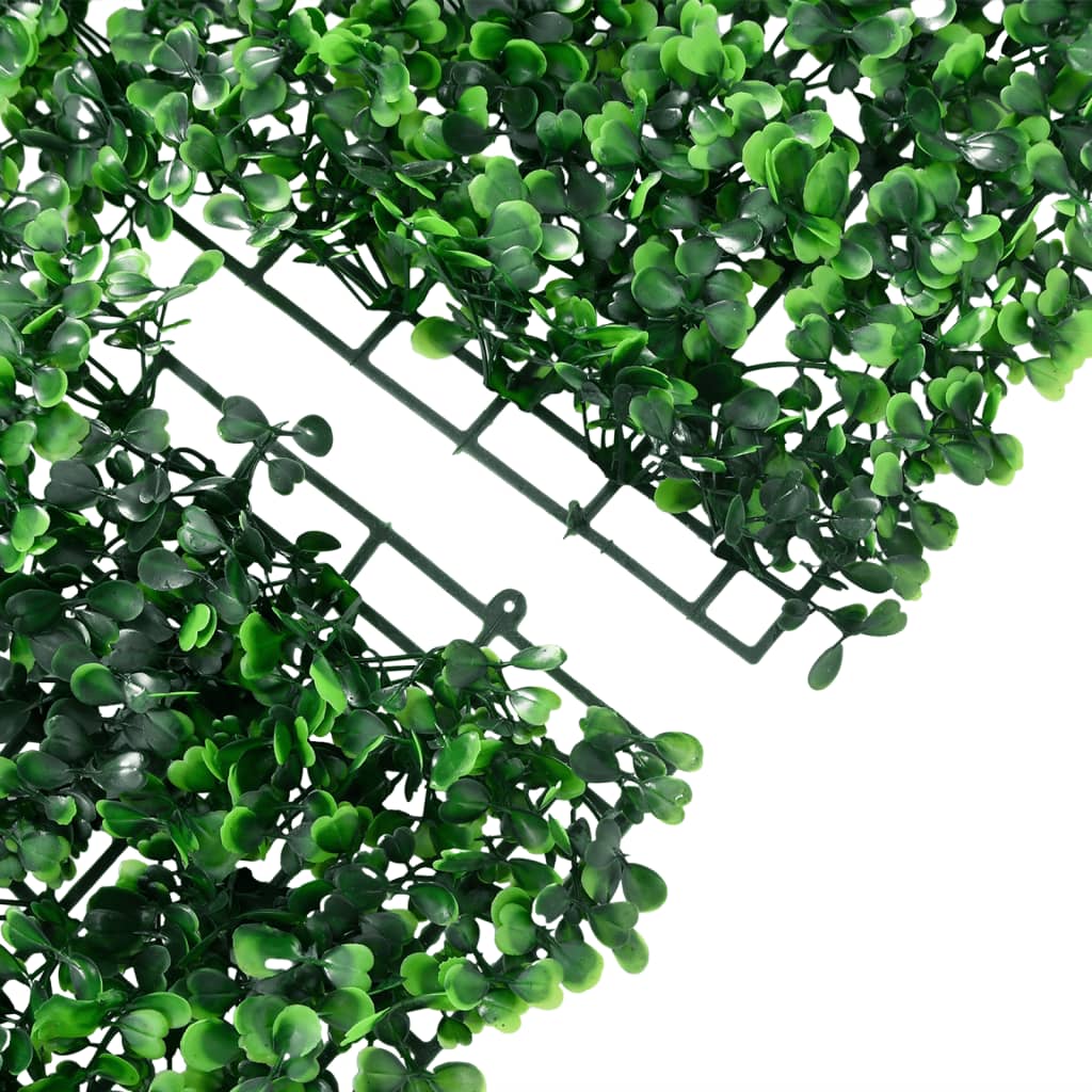 Recinzione Foglie Arbusti Artificiali 6 pz Verde 40x60 cm | homemem39