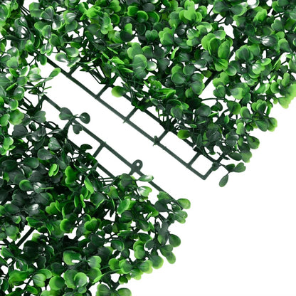 Recinzione Foglie Arbusti Artificiali 6 pz Verde 40x60 cm | homemem39