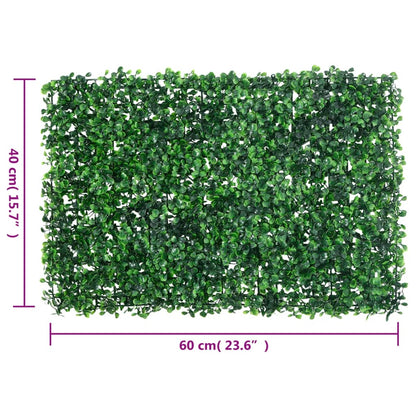 Recinzione Foglie Arbusti Artificiali 24 pz Verde 40x60 cm | homemem39