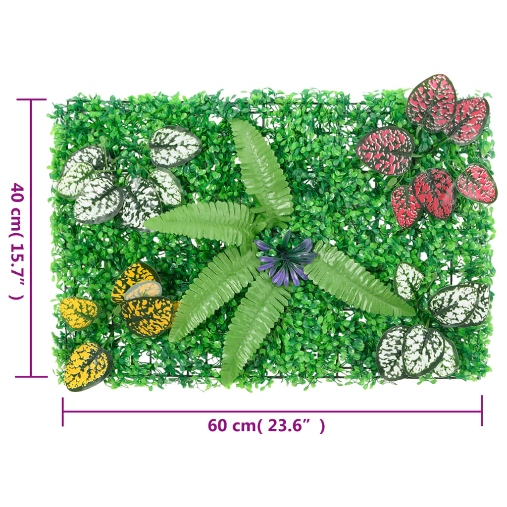 Recinzione Piante Artificiali 24 pz Verde 40x60 cm - homemem39