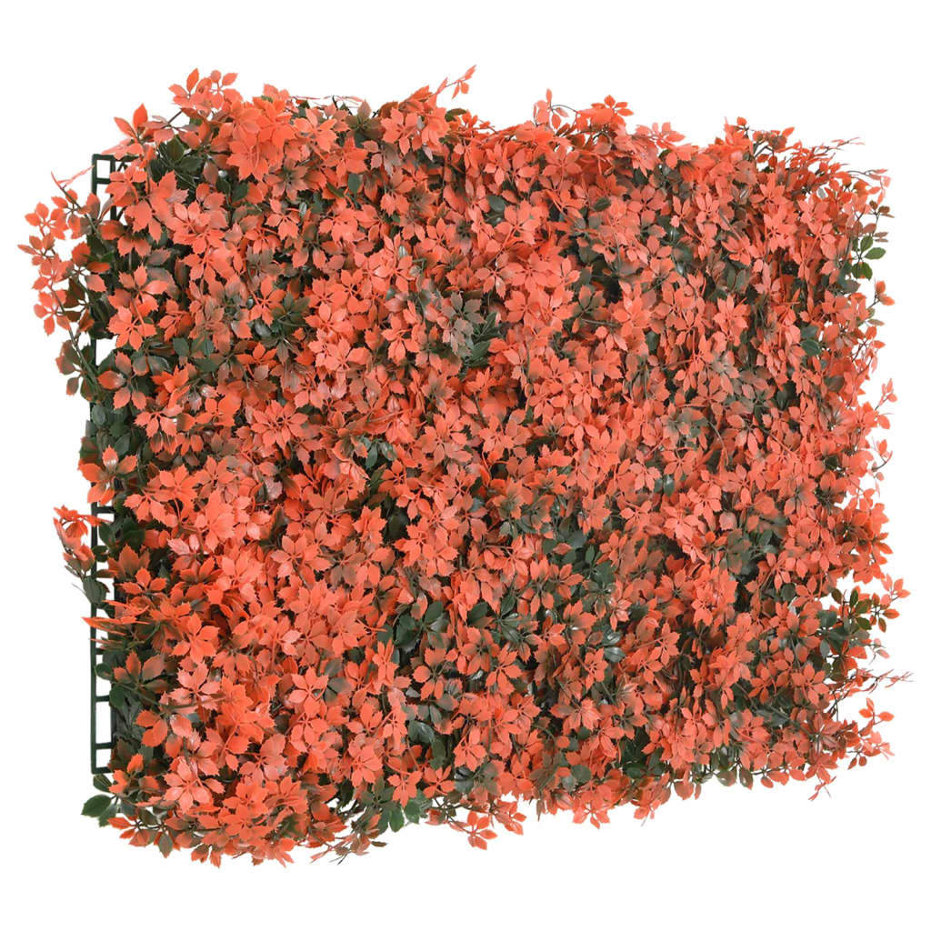 Recinzione Foglie Acero Artificiali 24 pz Rosso Chiaro 40x60cm | homemem39
