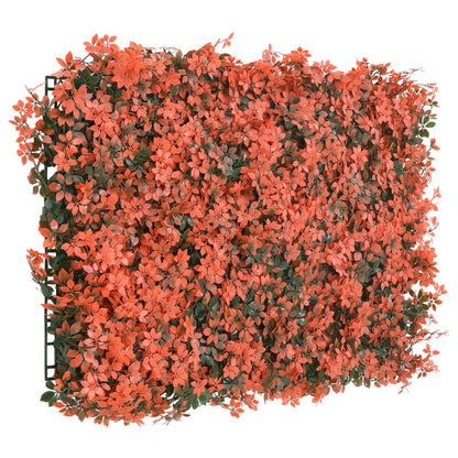 Recinzione Foglie Acero Artificiali 24 pz Rosso Chiaro 40x60cm | homemem39