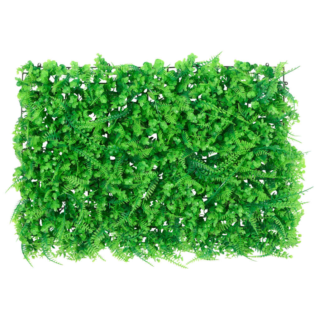 Recinzione Foglie Felce Artificiali 6 pz Verde 40x60 cm - homemem39