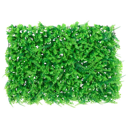 Recinzione Foglie Felce Artificiali 6 pz Verde 40x60 cm - homemem39