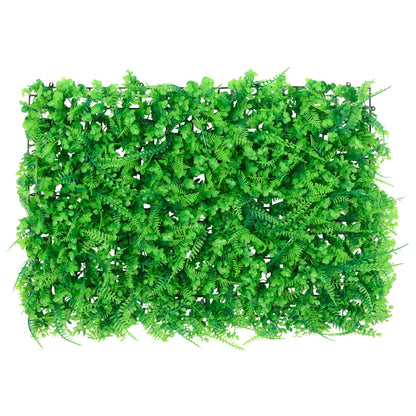 Recinzione Foglie Felce Artificiali 24 pz Verde 40x60 cm - homemem39