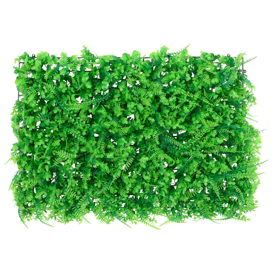 Recinzione Foglie Felce Artificiali 24 pz Verde 40x60 cm - homemem39
